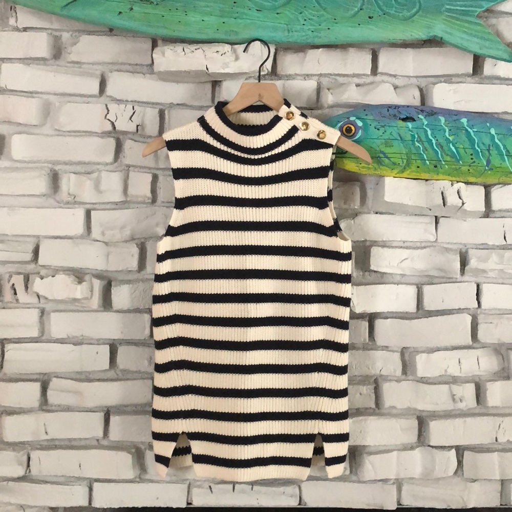 NWOT sleeveless nautical sweater ⚓️